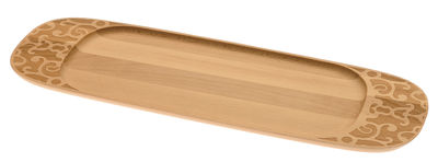 Alessi Dressed in Wood Tray - 45 x 14 cm. Natural wood