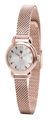 Lip Henriette Rose Gold Milanese Watch - 1960 reissue. Golden pink