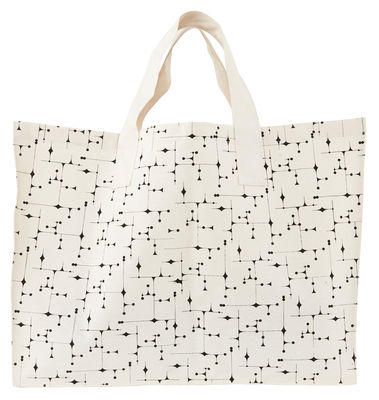 House Doctor Graphic Shopping bag - / Fabric. White,Black