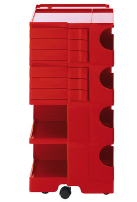 B-LINE Boby Trolley - H 94 cm - 6 drawers. Red