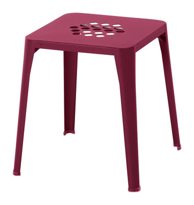 Emu Pattern Stackable stool - 43 x 43 cm. Red