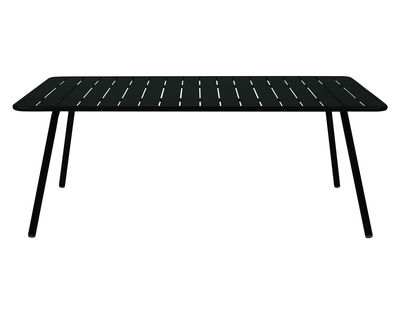 Fermob Luxembourg Table - 8 persons - L 207 cm. Licorice