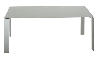 Kartell Four Table - Alu - L 190 cm. Aluminum