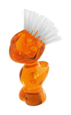 Koziol Mini-Tweetie Brush - Tweetie - Brush. Transparent orange