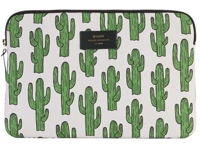 Woouf! Cactus Cover - For iPad Air. White,Green