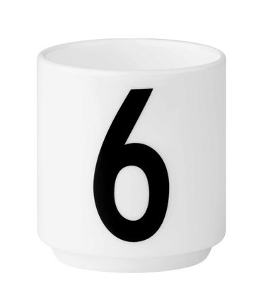 Design Letters Arne Jacobsen Espresso cup - Porcelain - 6. White