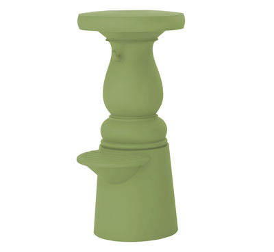 Moooi New Antiques Bar stool - H 76 cm - Plastic. Green