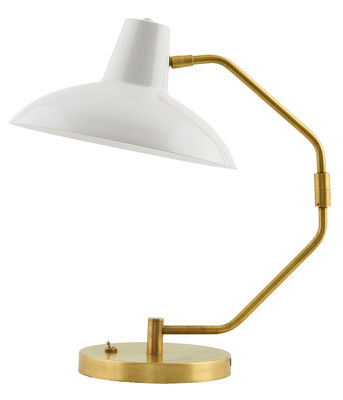House Doctor Desk Table lamp - H 48 cm. White,Gold
