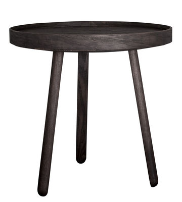 Menu Uncover Coffee table - Removable tray - H 47 x Ø 50 cm. Dark ash
