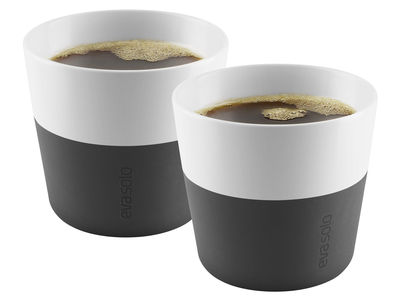 Eva Solo Lungo Cup - Set of 2 - 230 ml. White,Carbon black