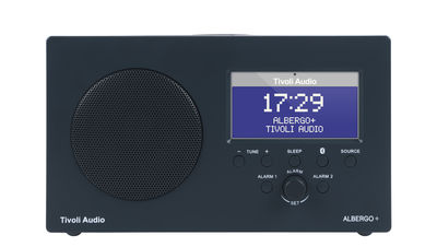 Tivoli Audio Albergo Clock radio - Bluetooth speaker. Graphite grey