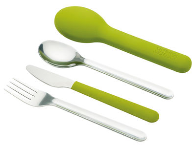 Joseph Joseph GoEat Set - Cutlery set to go. Green,Steel