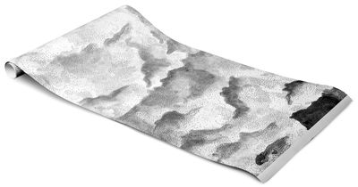Petite Friture Variation 1 Wallpaper - / 1 roll - W 48 cm. White,Grey