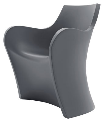 B-LINE Woopy Armchair - Plastic. Grey