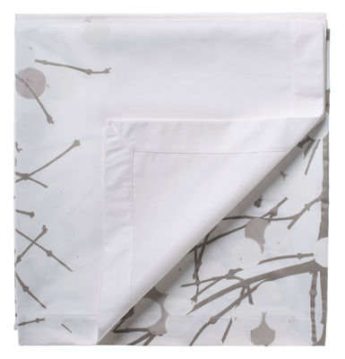 Marimekko Lumimarja Tablecloth - /160 x 250 cm. White,Silver