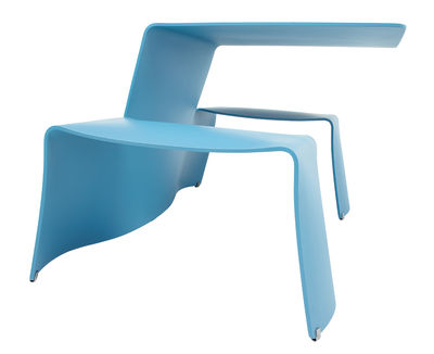 Extremis Picnik Set table & benches - With benches. Sky blue