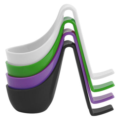 Authentics Eiko Eggcup - Assortment of 4 pieces. White,Black,Green,Purple