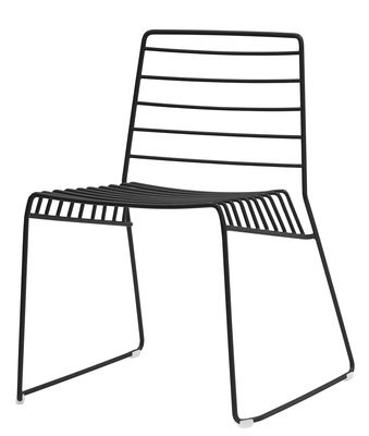 B-LINE Park Stackable chair - Metal. Black