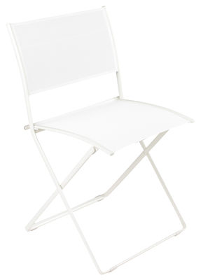 Fermob Plein Air Foldable chair - Fabric. White