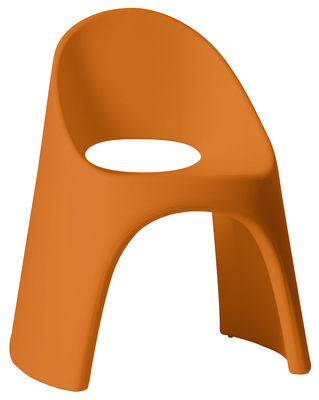 Slide Amélie Stackable armchair - Plastic. Orange
