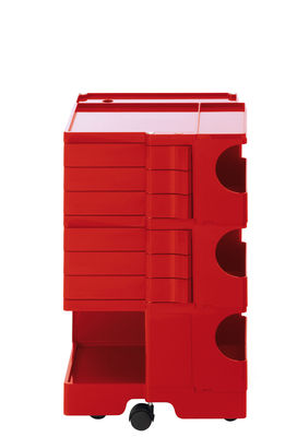 B-LINE Boby Trolley - H 73 cm - 6 drawers. Red