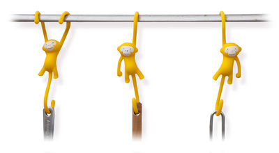 Pa Design Just hanging Hook - Set of 3. Yellow