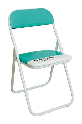 Seletti Pantone Children's chair - Folding chair for kid. Turquoise 15-5519