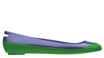 Kartell Glue Cinderella Shoes - Size 40 (6,5). Green,Purple
