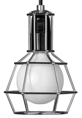 Design House Stockholm Work Lamp - Lamp that can be used as a suspension. Silver