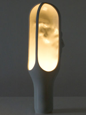 Moustache The Cave Table lamp - H 50 cm. Grey