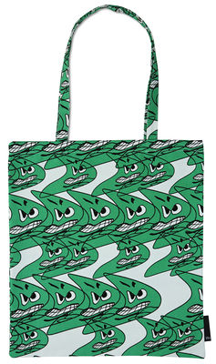 Wrong for Hay Smileys WH Tote bag by Hay Green