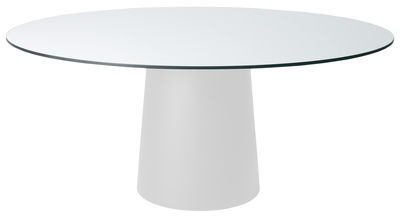 Moooi Container Table leg - Ø 56 x H 70 cm - For top Ø 160 cm. White