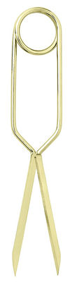 Nomess Spring Scissors - Large - W 25 cm. Golden brass