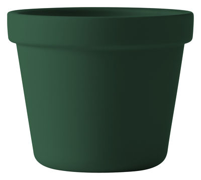 Muuto Outside In Flowerpot - With extra saucer. Green