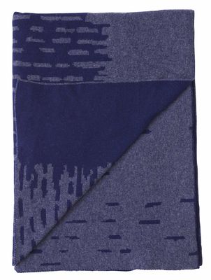Menu Rain Blanket - Wool - 190 x 130 cm. Blue