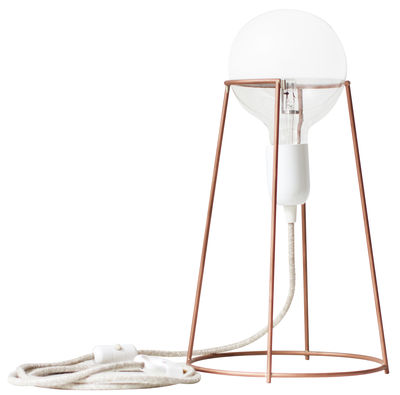 ENOstudio Agraffé Table lamp - / H 37 cm. Copper