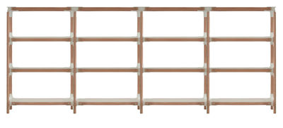 Magis Steelwood Shelf - H 132 cm. White,Beechwood