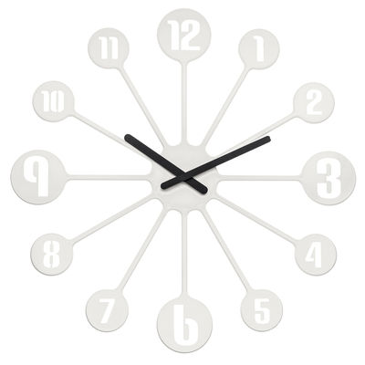 Koziol Pinball Wall clock. White