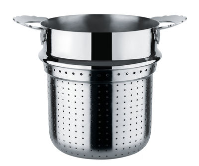 Alessi Strainer - For Dressed spaghetti pot. Glossy metal