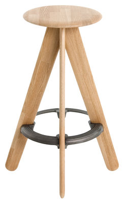Tom Dixon Slab Bar stool - H 76 cm - Wood. Natural