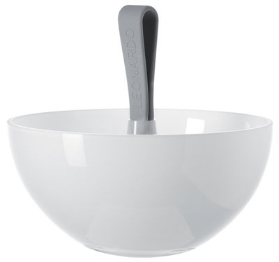 Leonardo Nico Bowl. White,Grey