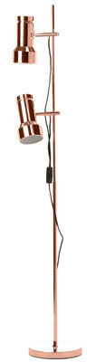 Frandsen Klassik Floor lamp - Reading lamp / H 140 cm. Copper