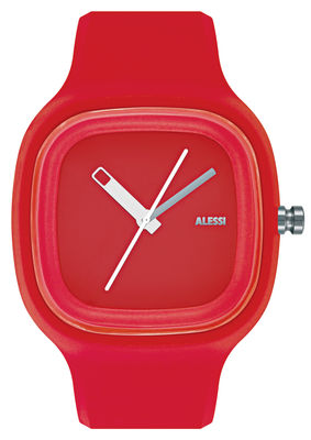 Alessi Watches Kaj Watch - One colour version. Red