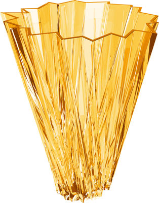 Kartell Shanghai Vase. Amber
