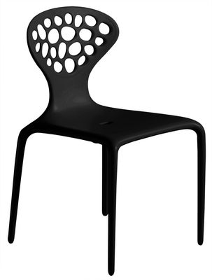 Moroso Supernatural Stackable chair. Black