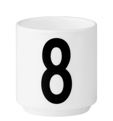 Design Letters Arne Jacobsen Espresso cup - Porcelain - 8. White