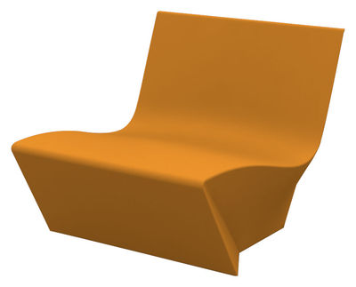 Slide Kami Ichi Low armchair - Armchair. Orange
