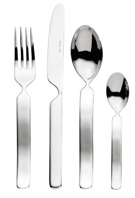 Serafino Zani Cinque Stelle Kitchen cupboard - 24 cutlery. Glossy metal