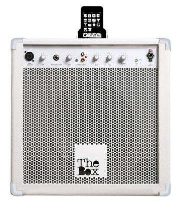 Seletti The Box speaker - Suitable for iPhone, iPod, Mp3. White