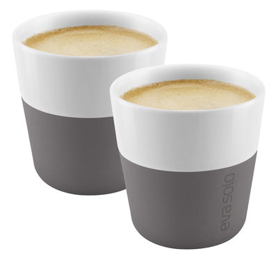Eva Solo Espresso cup - Set of 2 - 80 ml. White,Grey elephant
